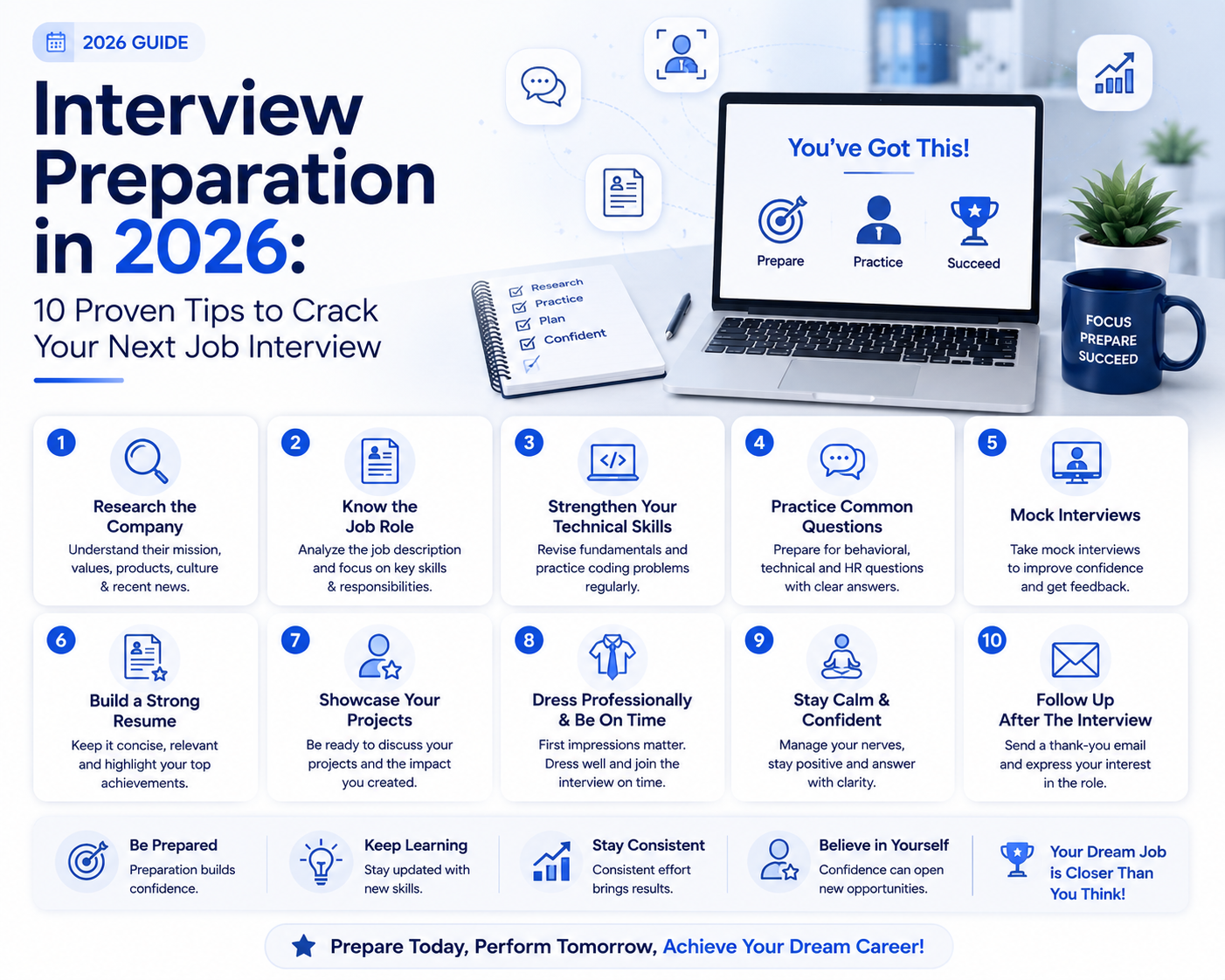 Interview Preparation in 2026: 10 Proven Tips to Crack Your Next Job Interview